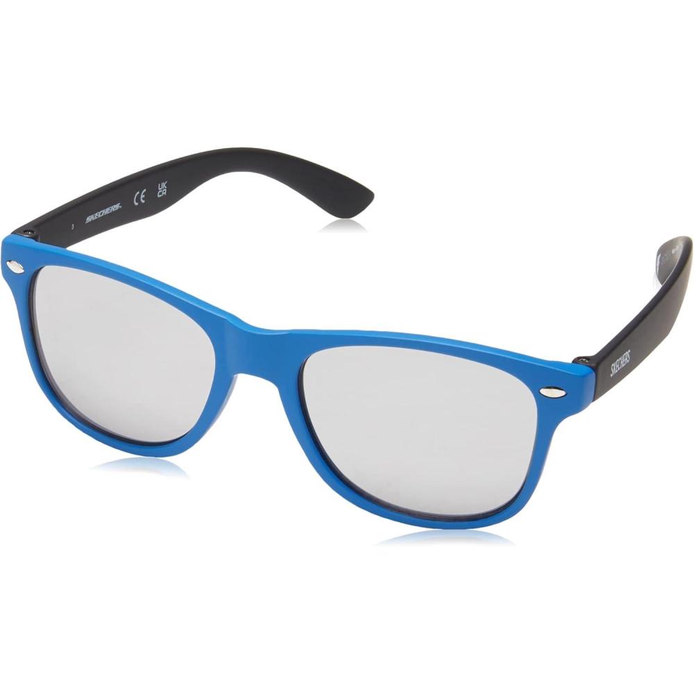 imageSkechers Boys SEA9081 Square SunglassesMatte Blue