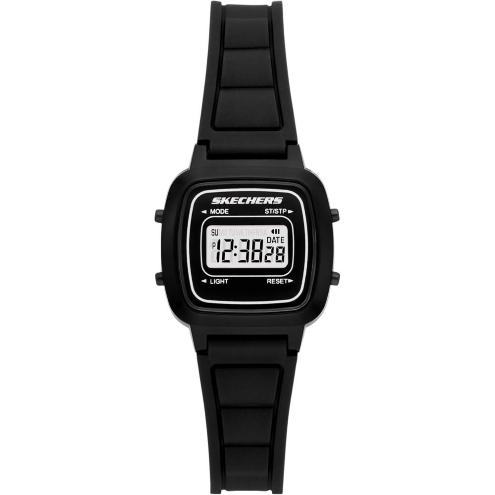 imageSkechers Silicone Sports Digital Watch for WomenBlack