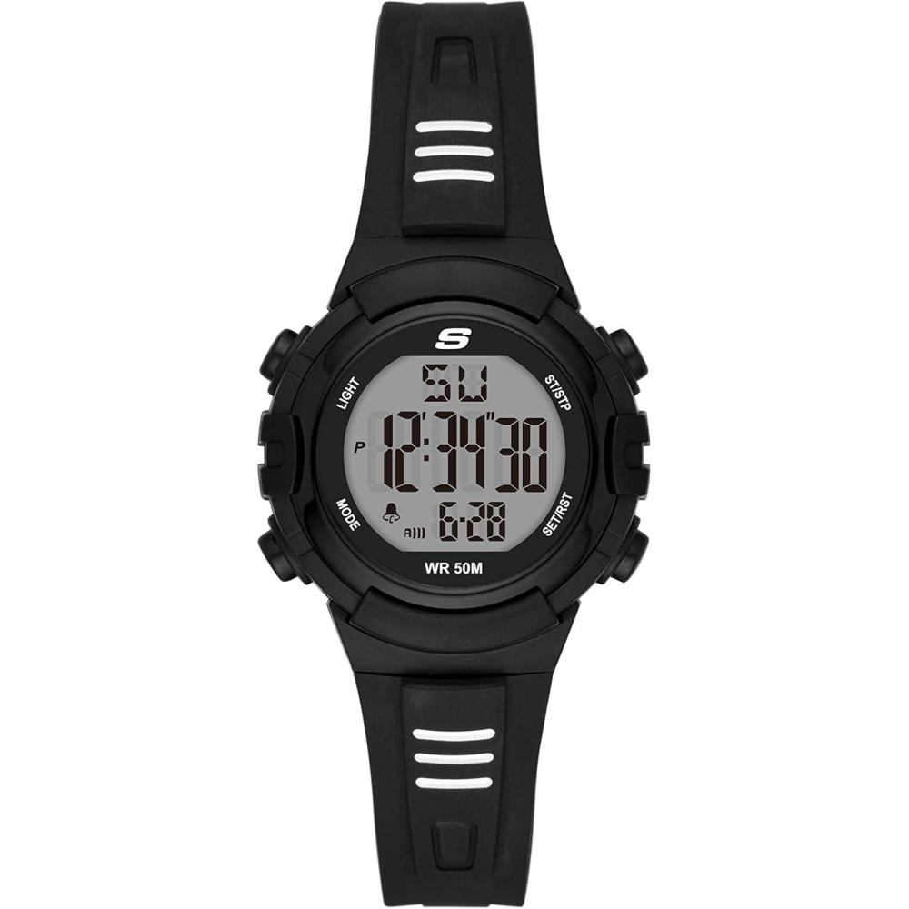 imageSkechers Silicone Sports Digital Watch for WomenTruro Black