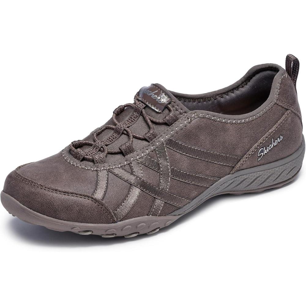 imageSkechers Womens BreatheEasy Days End Walking ShoesDark Taupe