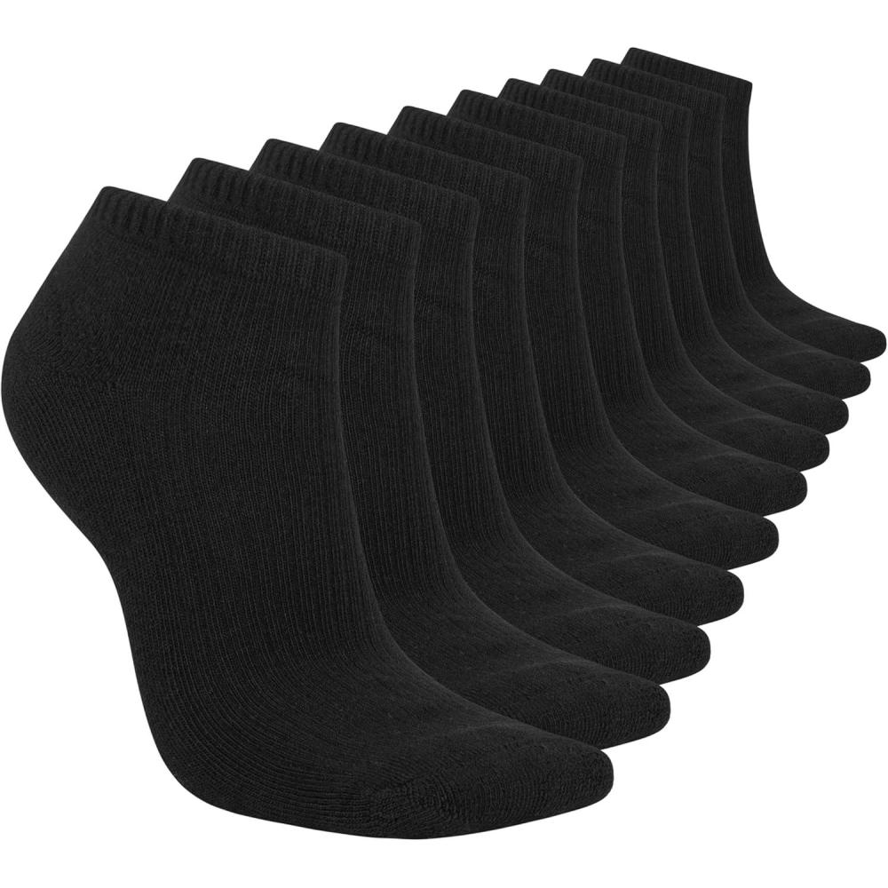 imageSkechers Womens Half Terry Classic Low Cut Socks 10PackBlack
