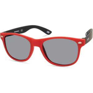 Skechers Boys’ SEA9081 Square Sunglasses(Matte Red)