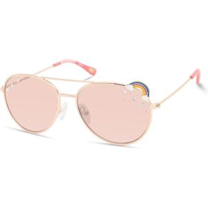 Skechers Girls’ Sea9085(Shiny Rose Gold)