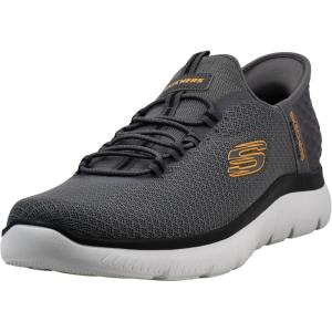 Skechers Men’s D’Lux Walker Luxir Food Service Shoe(Charcoal/Orange)