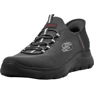 Skechers Men’s D’Lux Walker Luxir Food Service Shoe(Dark Grey)