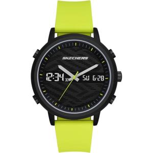 Skechers Men’s Lawndale Ana-Digi Green Silicone Watch (Model: SR5212)