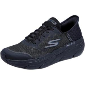 Skechers Mens Max Cushioning Slip-ins – Athletic Workout Running Walking Shoes with Memory Foam(Black)