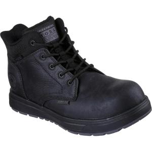 Skechers Mens Safety Cupsole Hands Free Slip Ins(Black)