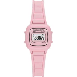 Skechers Silicone Sports Digital Watch for Women(Light Pink)