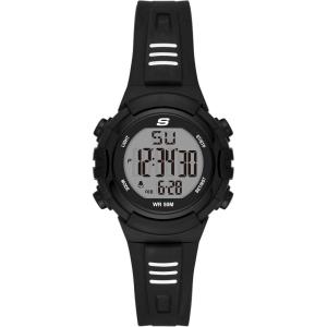 Skechers Silicone Sports Digital Watch for Women(Truro Black)