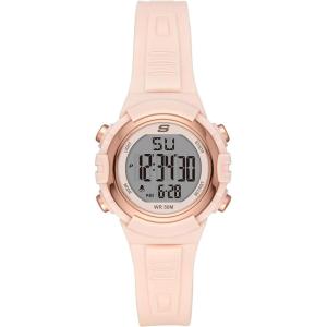 Skechers Silicone Sports Digital Watch for Women(Truro Blush Pink)