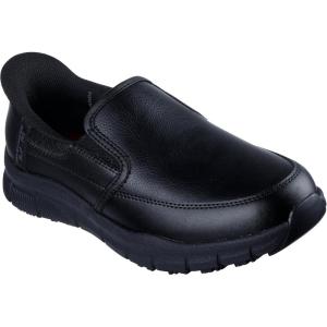 Skechers Womens Nampa Engus Double Gore Slip Ins(Black)