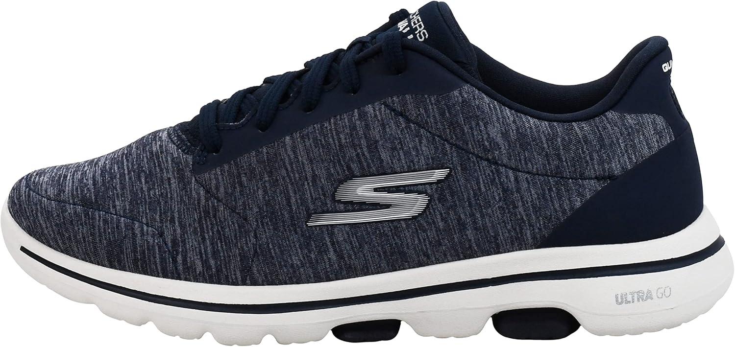 imageSkechers Womens Go Walk 5 TrueBlue Navy Textile White Trim Nvw