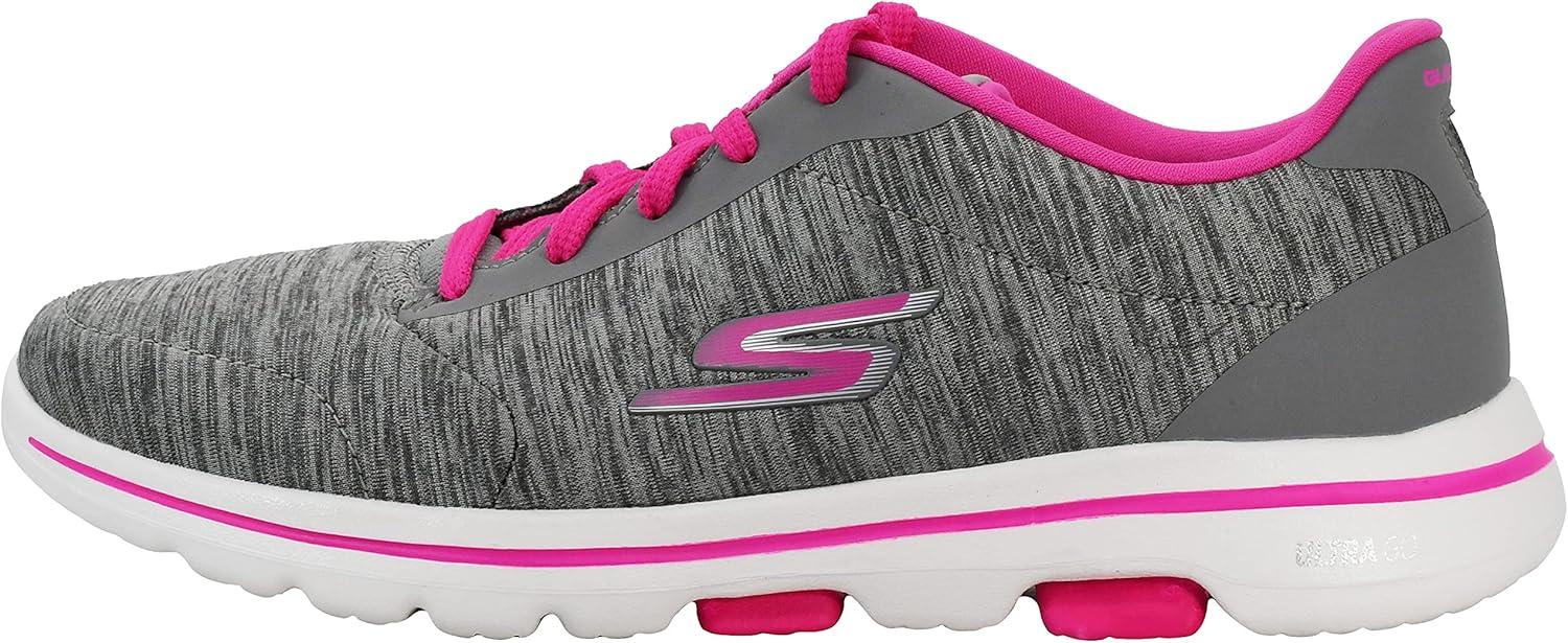 imageSkechers Womens Go Walk 5 TrueGrey Pink