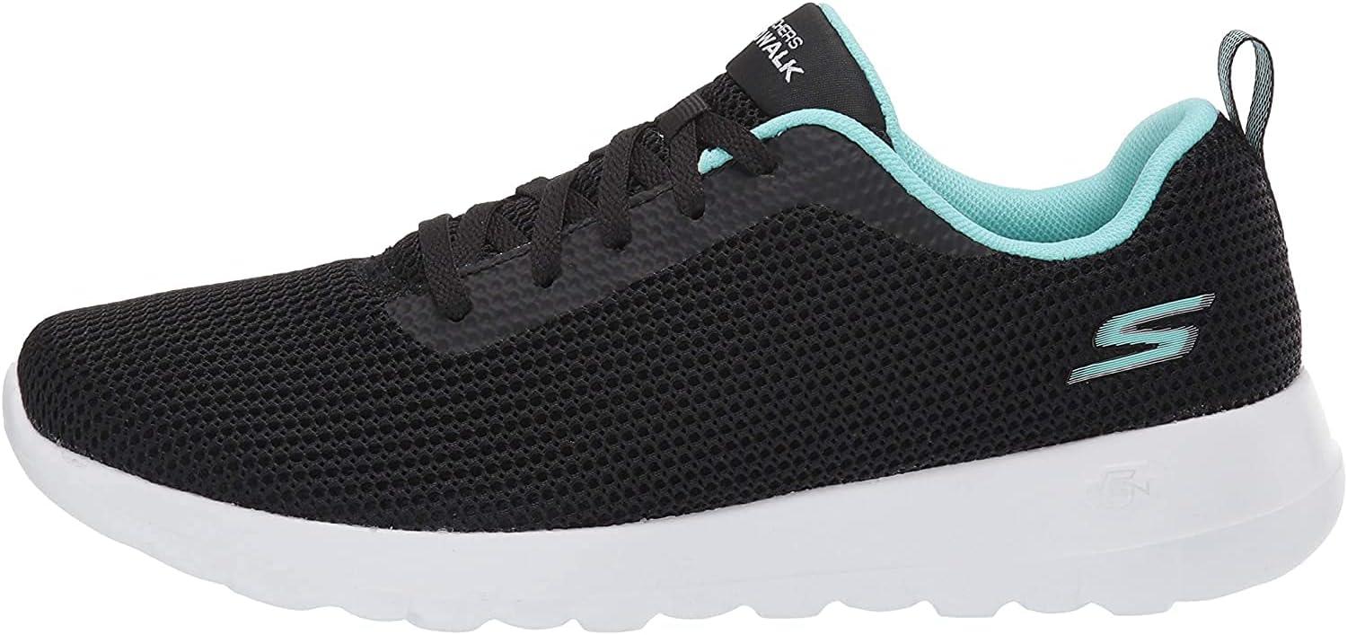imageSkechers Womens Gowalk Joy Laceup SneakerBlackAqua