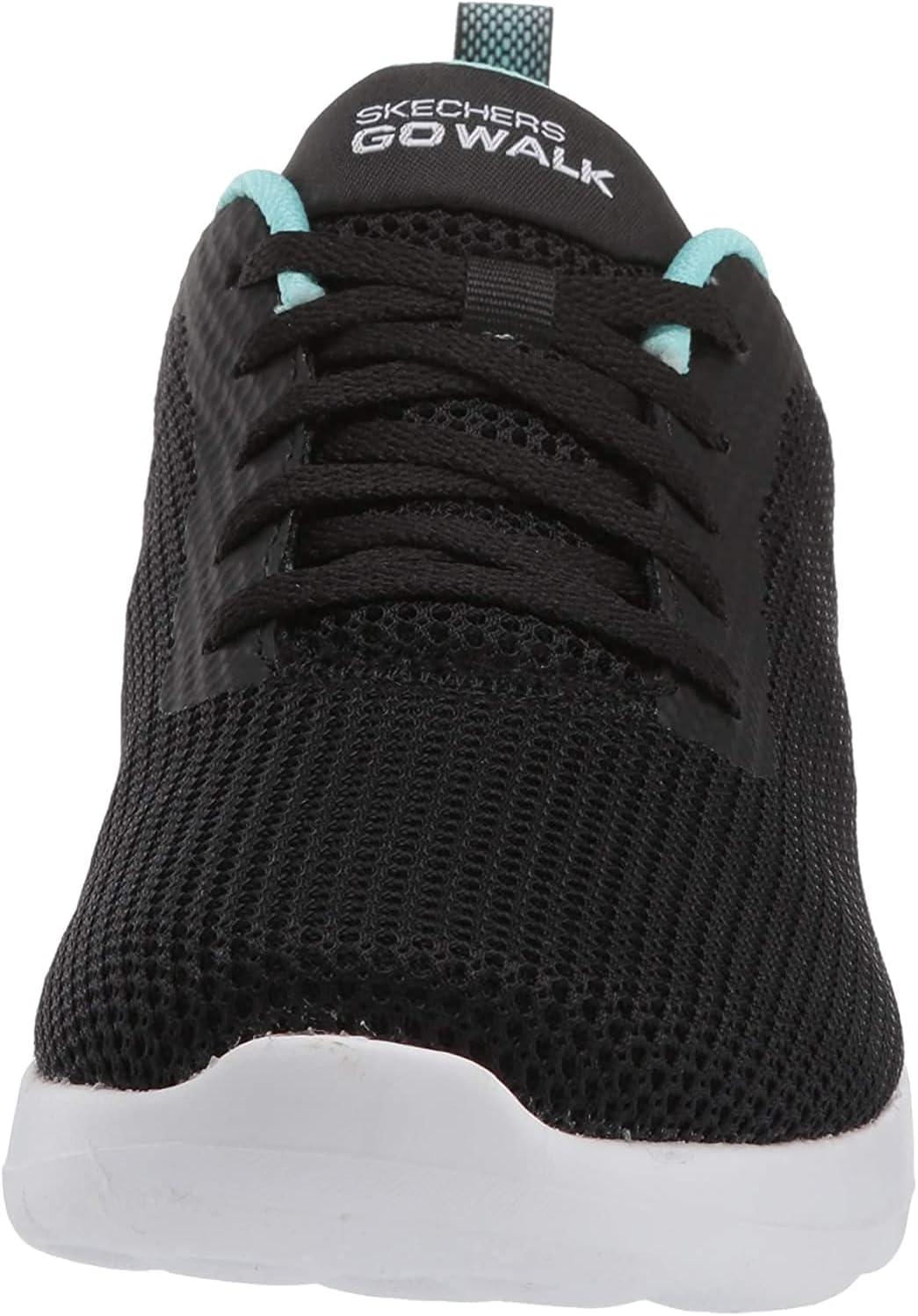 imageSkechers Womens Gowalk Joy Laceup SneakerBlackAqua