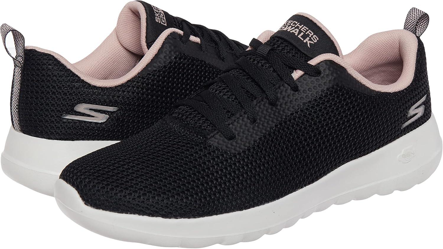 imageSkechers Womens Gowalk Joy Laceup SneakerBlackPink