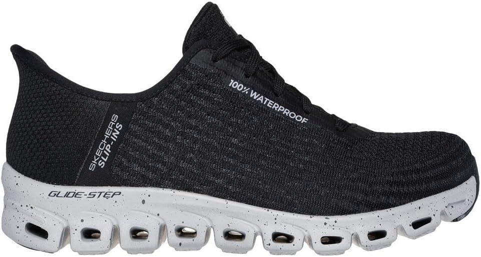 imageSkechers Womens Waterproof GlideStep Rainy DayBlackGreybkgy