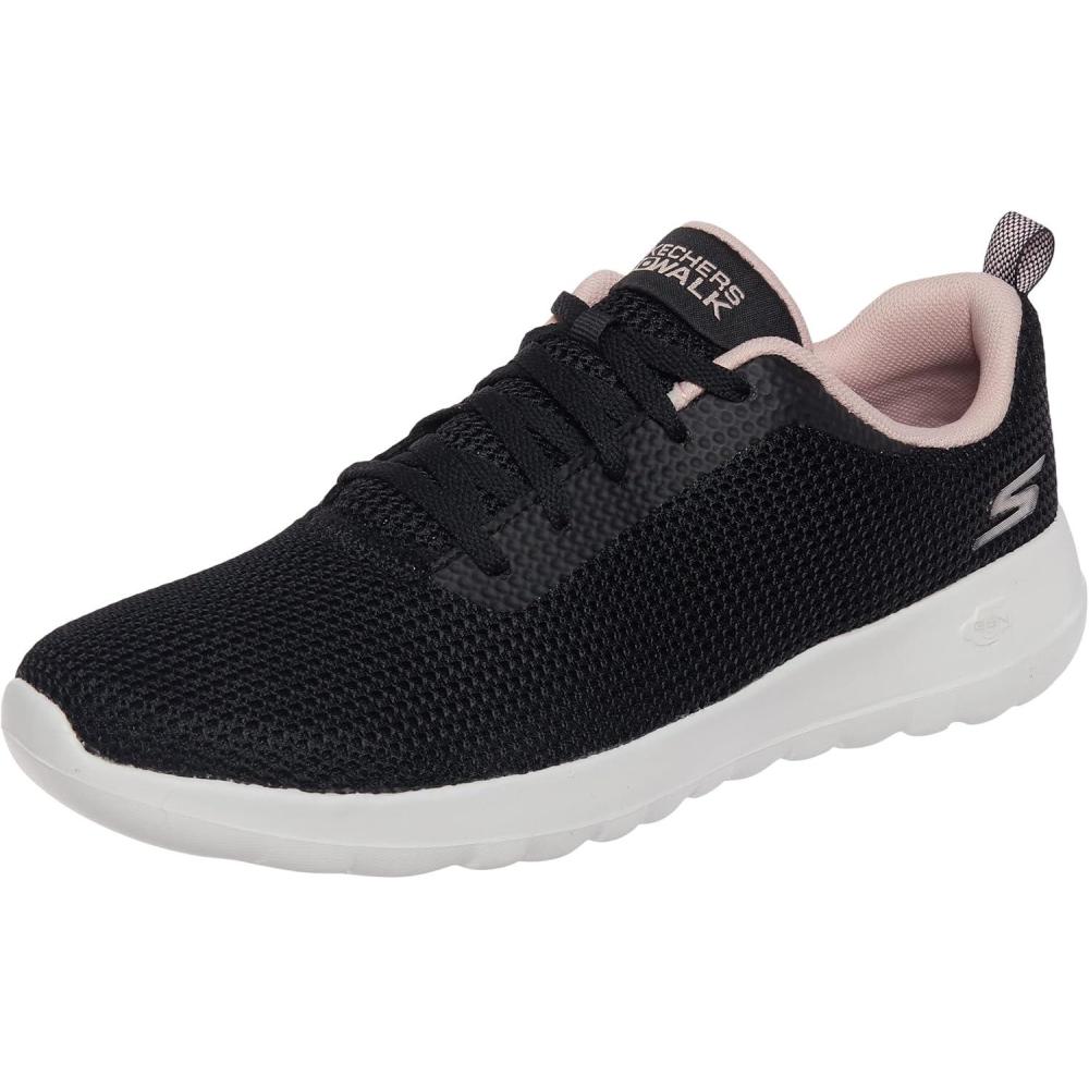 imageSkechers Womens Gowalk Joy Laceup SneakerBlackPink