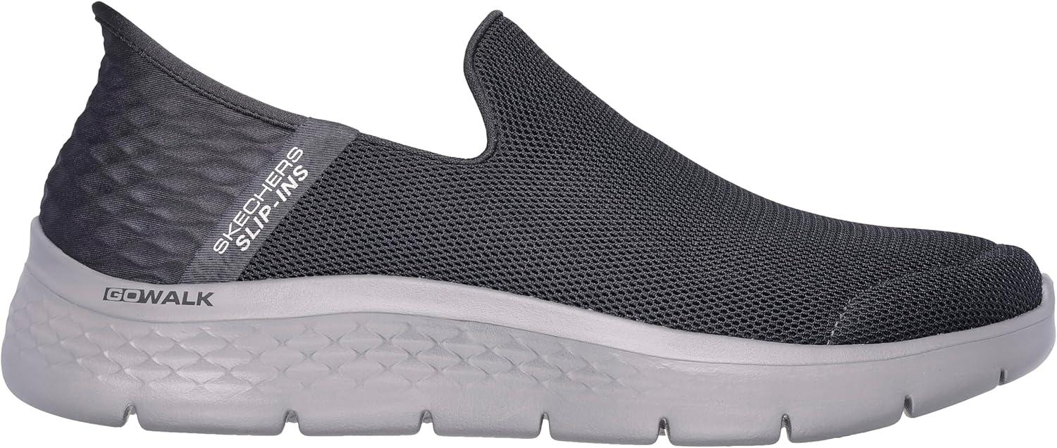 imageSkechers Mens Go Walk Flex Hands Free Slipins Athletic Slipon Casual Walking ShoesDark Gray
