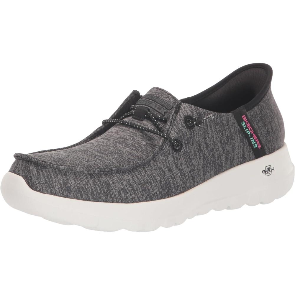 imageSkechers Womens Skechers Womens Hands Free Slipins Go Walk Joy Moc Toe Casual ShoeBlack