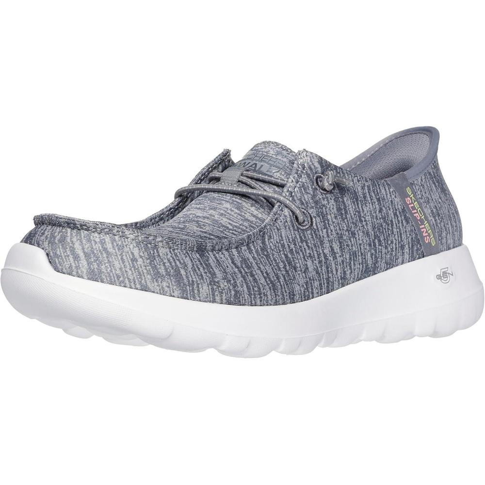 imageSkechers Womens Skechers Womens Hands Free Slipins Go Walk Joy Moc Toe Casual ShoeGrey