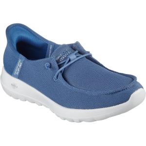 Skechers Womens Skechers Women’s Hands Free Slip-ins Go Walk Joy Moc Toe Casual Shoe(Blue)