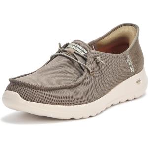 Skechers Womens Skechers Women’s Hands Free Slip-ins Go Walk Joy Moc Toe Casual Shoe(Olive)