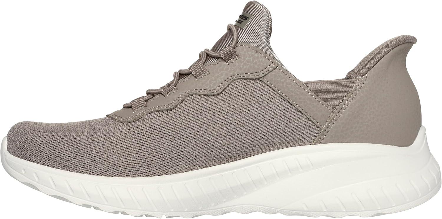 imageSkechers Womens Hands Free Slipins Bobs Squad ChaosDaily Inspiration SneakerTaupe