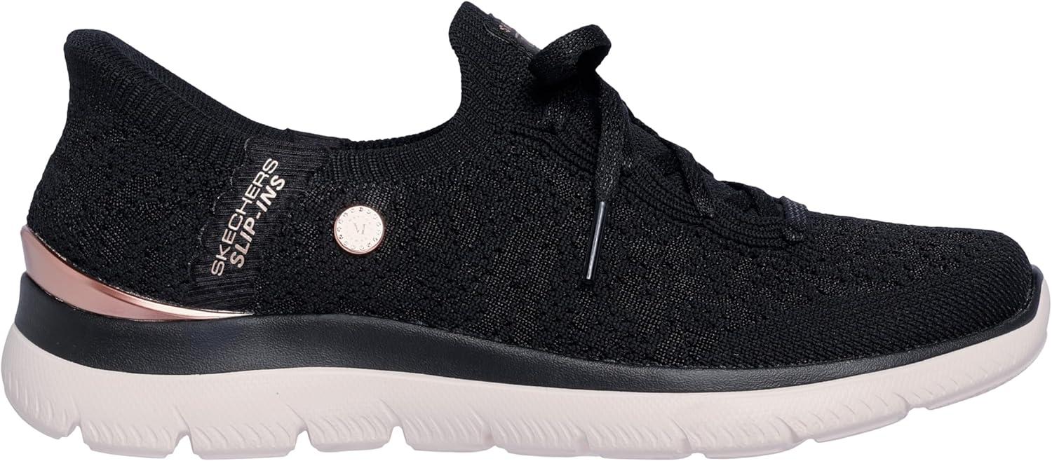 imageSkechers Womens Martha Stewart Summits Floral Dreams Hands Free SlipinsBlack