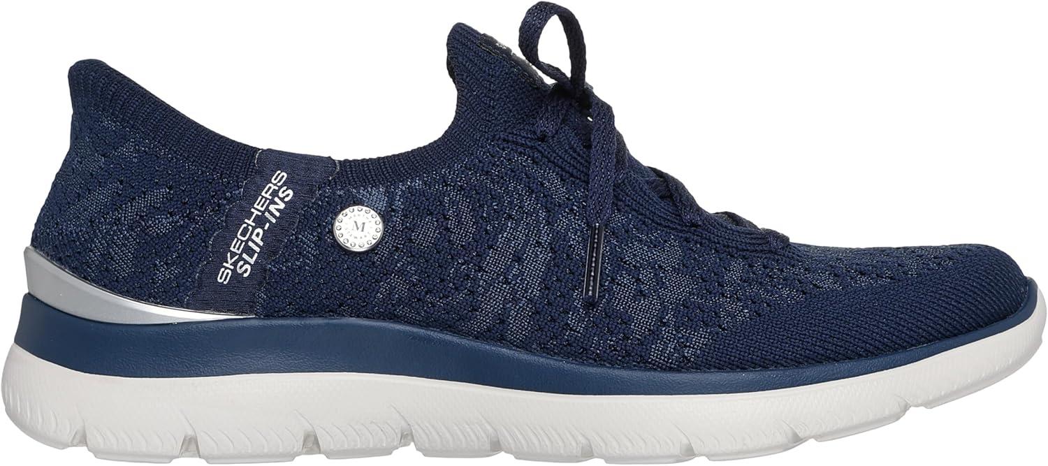 imageSkechers Womens Martha Stewart Summits Floral Dreams Hands Free SlipinsNavy