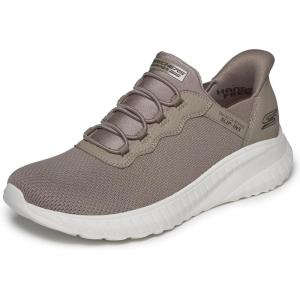 Skechers Women’s Hands Free Slip-ins Bobs Squad Chaos-Daily Inspiration Sneaker(Taupe)