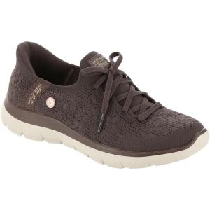 Skechers Womens Martha Stewart Summits -Floral Dreams Hands Free Slip-ins(Brown)