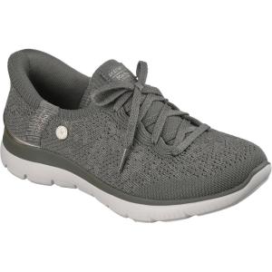 Skechers Womens Martha Stewart Summits -Floral Dreams Hands Free Slip-ins(Olive)