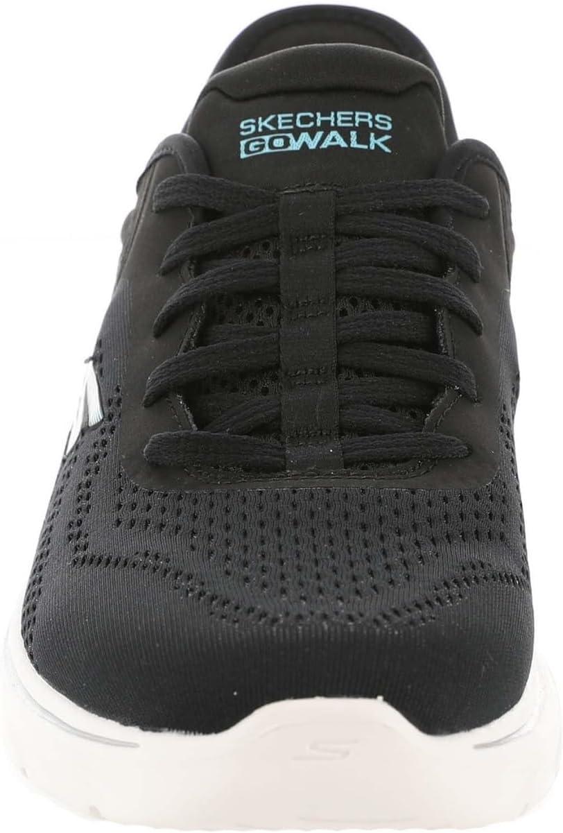 imageSkechers GO Walk 7 Womens ShoesBlackAqua