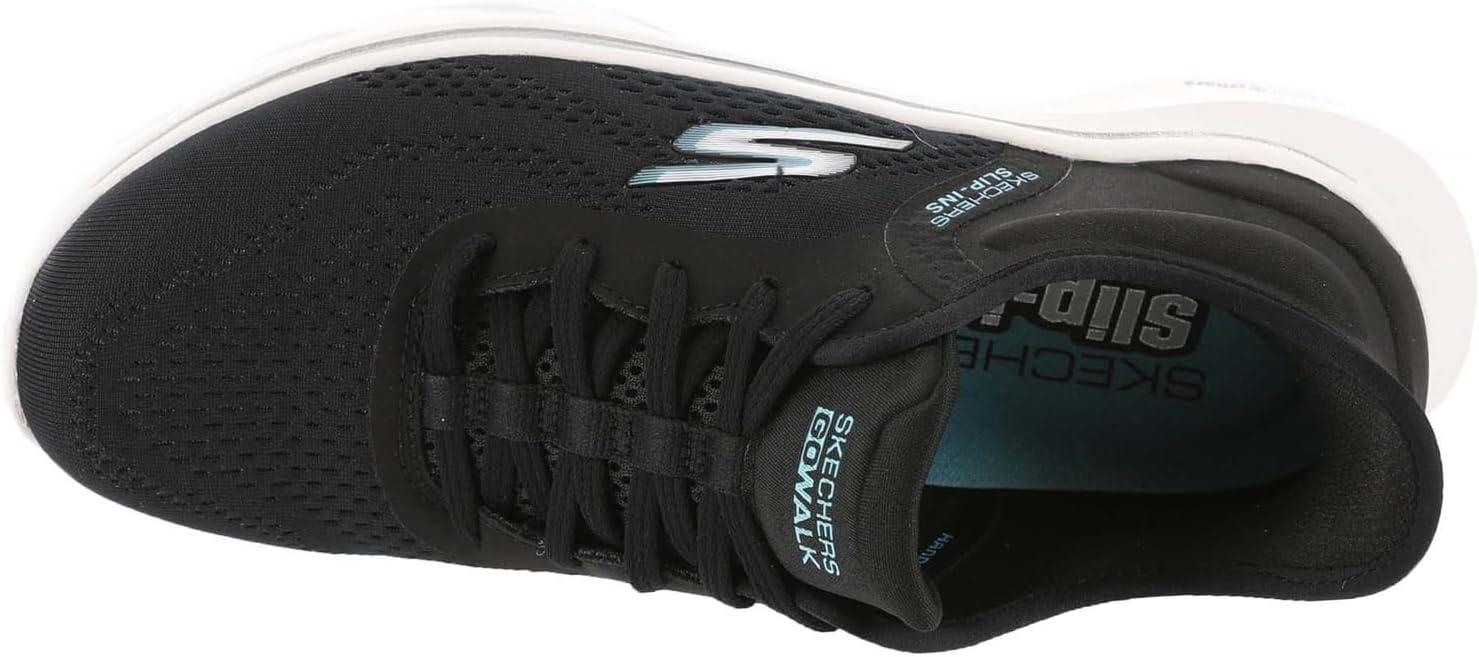 imageSkechers GO Walk 7 Womens ShoesBlackAqua