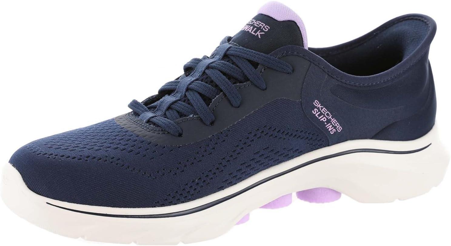 imageSkechers GO Walk 7 Womens ShoesNavyLavender