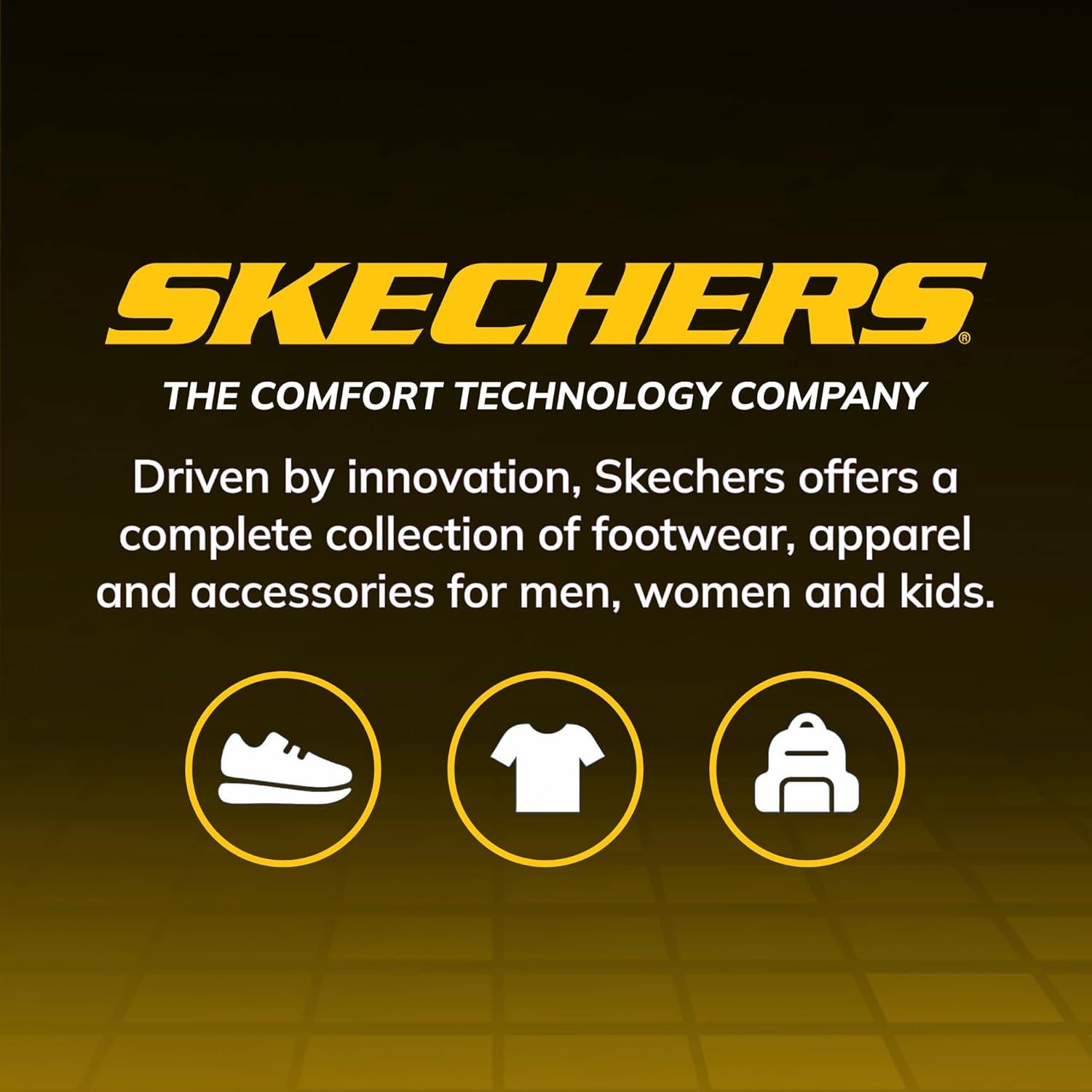 imageSkechers Mens Work Collection High Quarter Crew Cushioned Socks 8PackCoffee QuartzWhiteKhaki