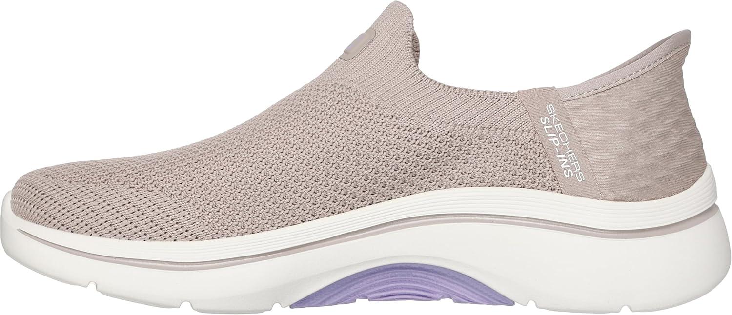 imageSkechers Womens Go Walk Arch Fit 20 Val Hands Free SlipinsTaupeLavender