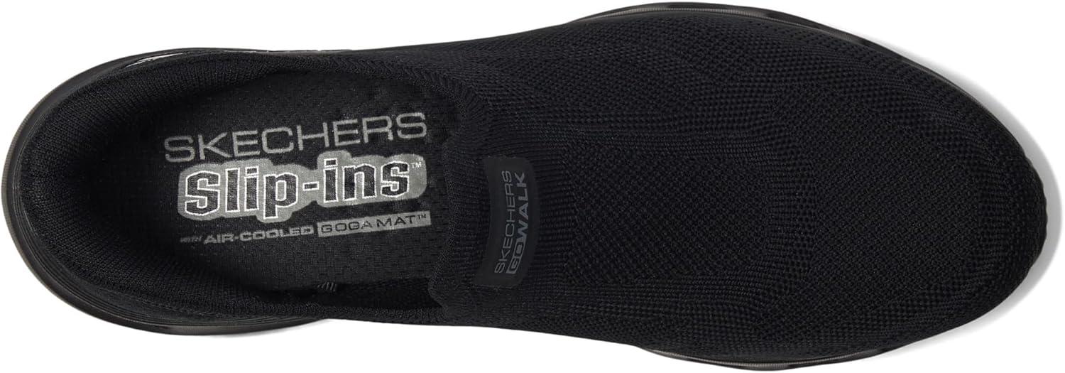 imageSkechers Womens Go Walk Glide Step 20 Annette Hands Free SlipinsBlack
