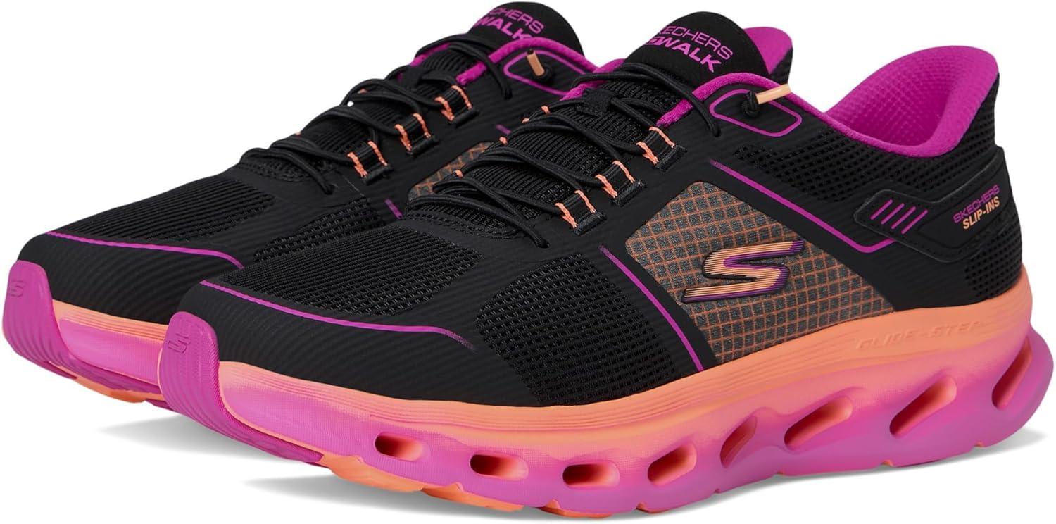 imageSkechers Womens Go Walk Glide Step 20 Elektra Hands Free SlipinsBlackMulti