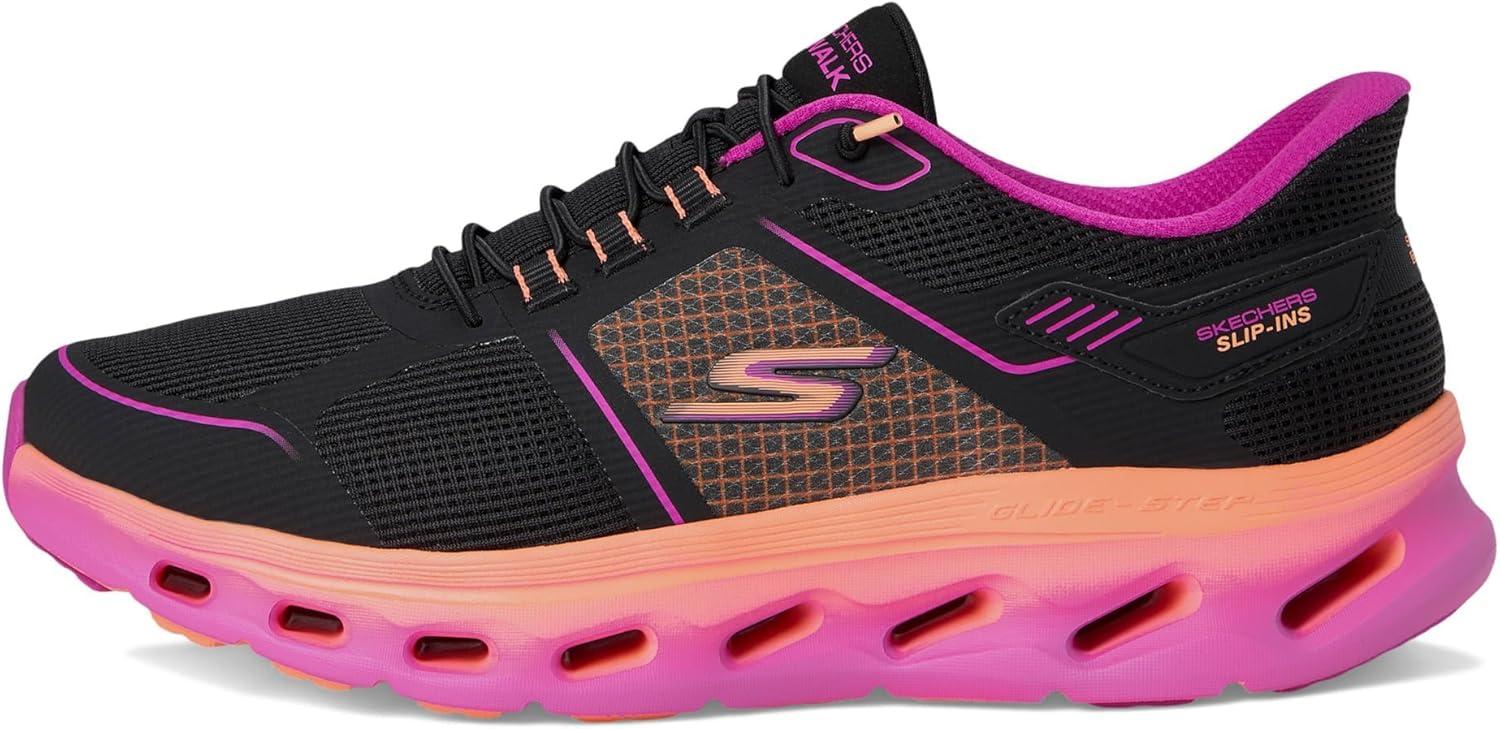 imageSkechers Womens Go Walk Glide Step 20 Elektra Hands Free SlipinsBlackMulti