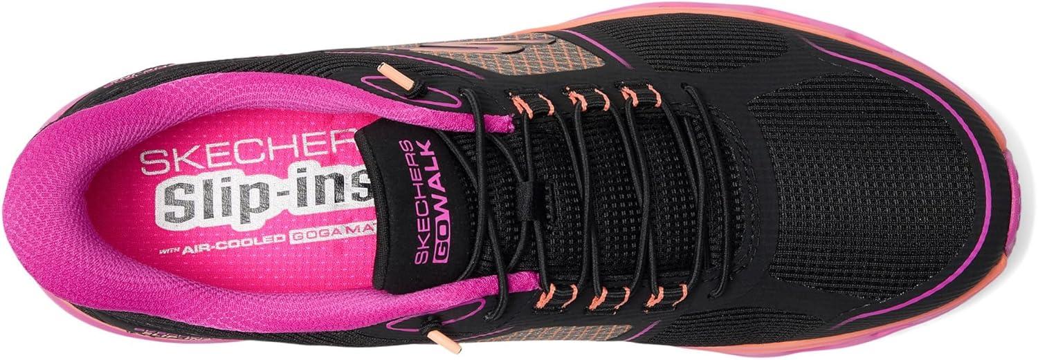 imageSkechers Womens Go Walk Glide Step 20 Elektra Hands Free SlipinsBlackMulti