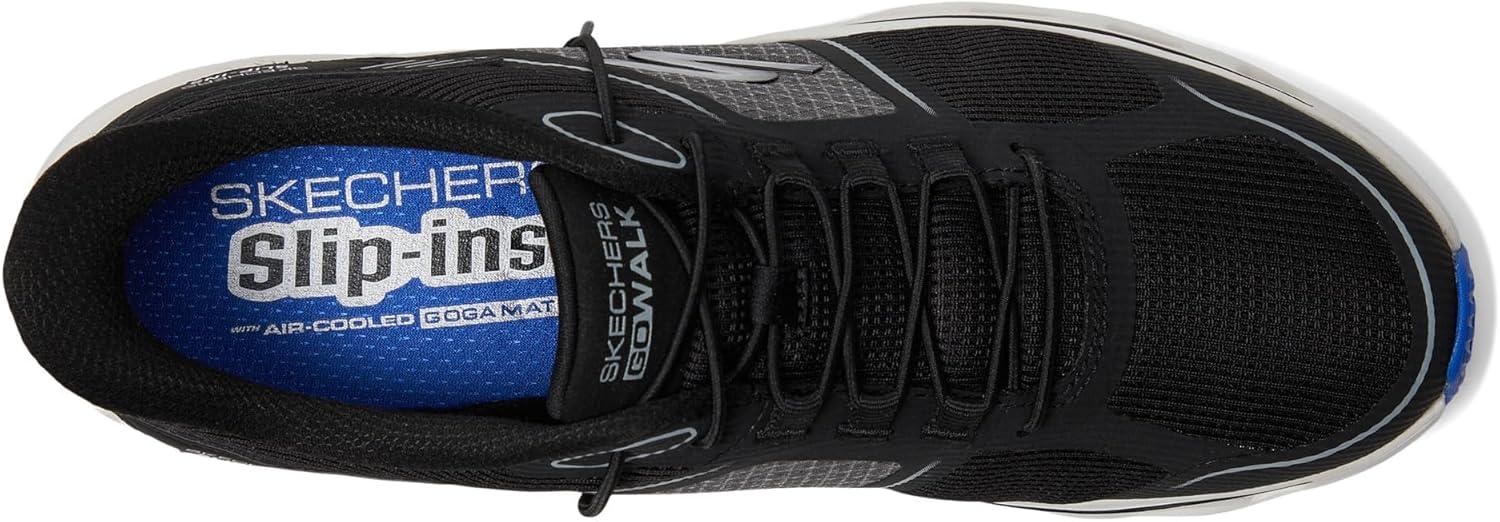 imageSkechers Womens Go Walk Glide Step 20 Elektra Hands Free SlipinsBlackWhite