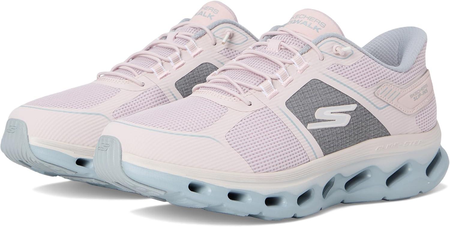 imageSkechers Womens Go Walk Glide Step 20 Elektra Hands Free SlipinsLight Pink