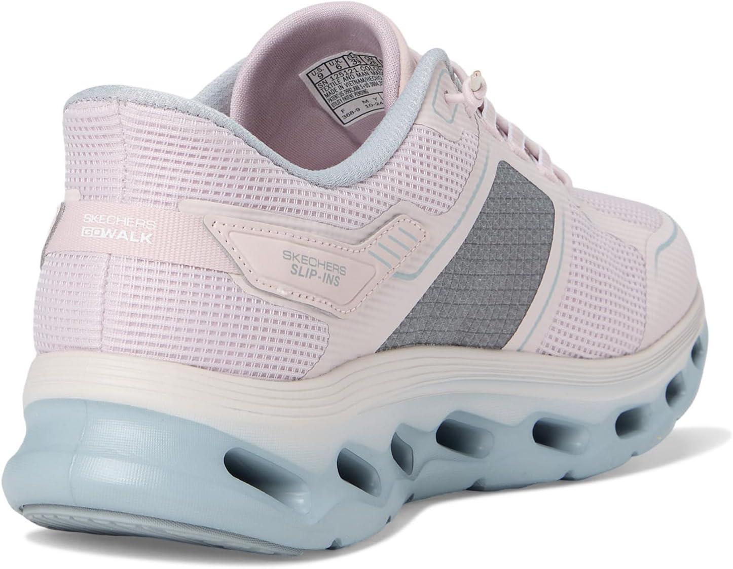 imageSkechers Womens Go Walk Glide Step 20 Elektra Hands Free SlipinsLight Pink