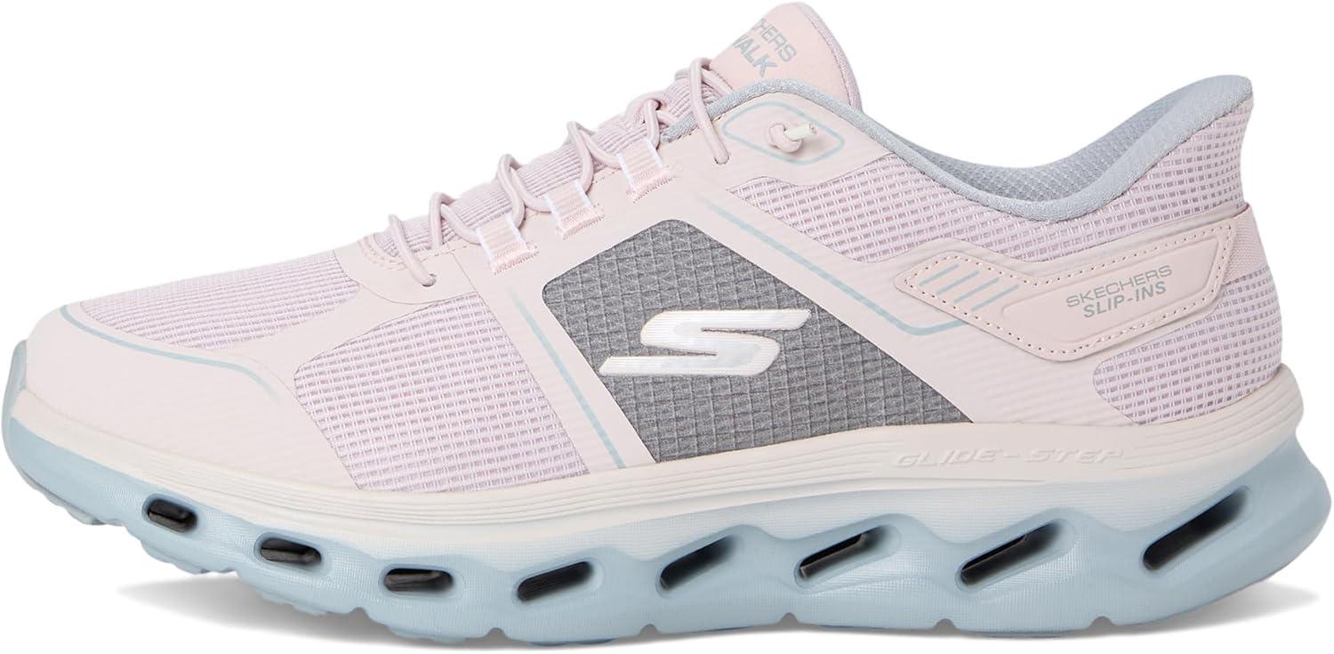 imageSkechers Womens Go Walk Glide Step 20 Elektra Hands Free SlipinsLight Pink