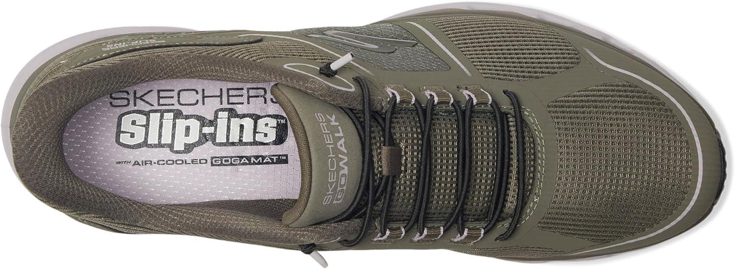 imageSkechers Womens Go Walk Glide Step 20 Elektra Hands Free SlipinsOlive