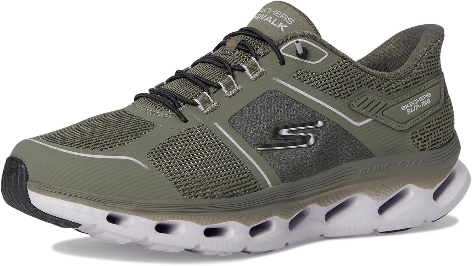 imageSkechers Womens Go Walk Glide Step 20 Elektra Hands Free SlipinsOlive
