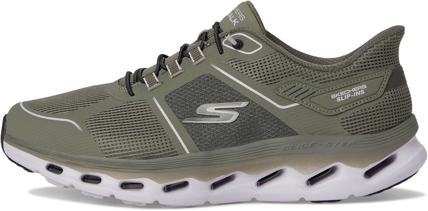 imageSkechers Womens Go Walk Glide Step 20 Elektra Hands Free SlipinsOlive